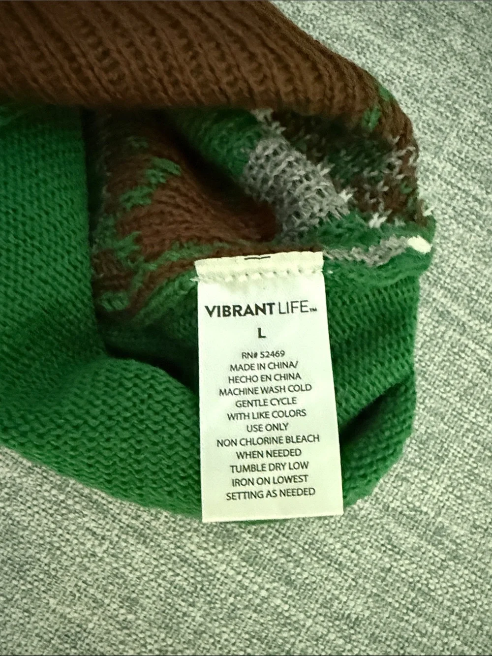 Green Squirrel Fair Isle Knit Sweater Vest